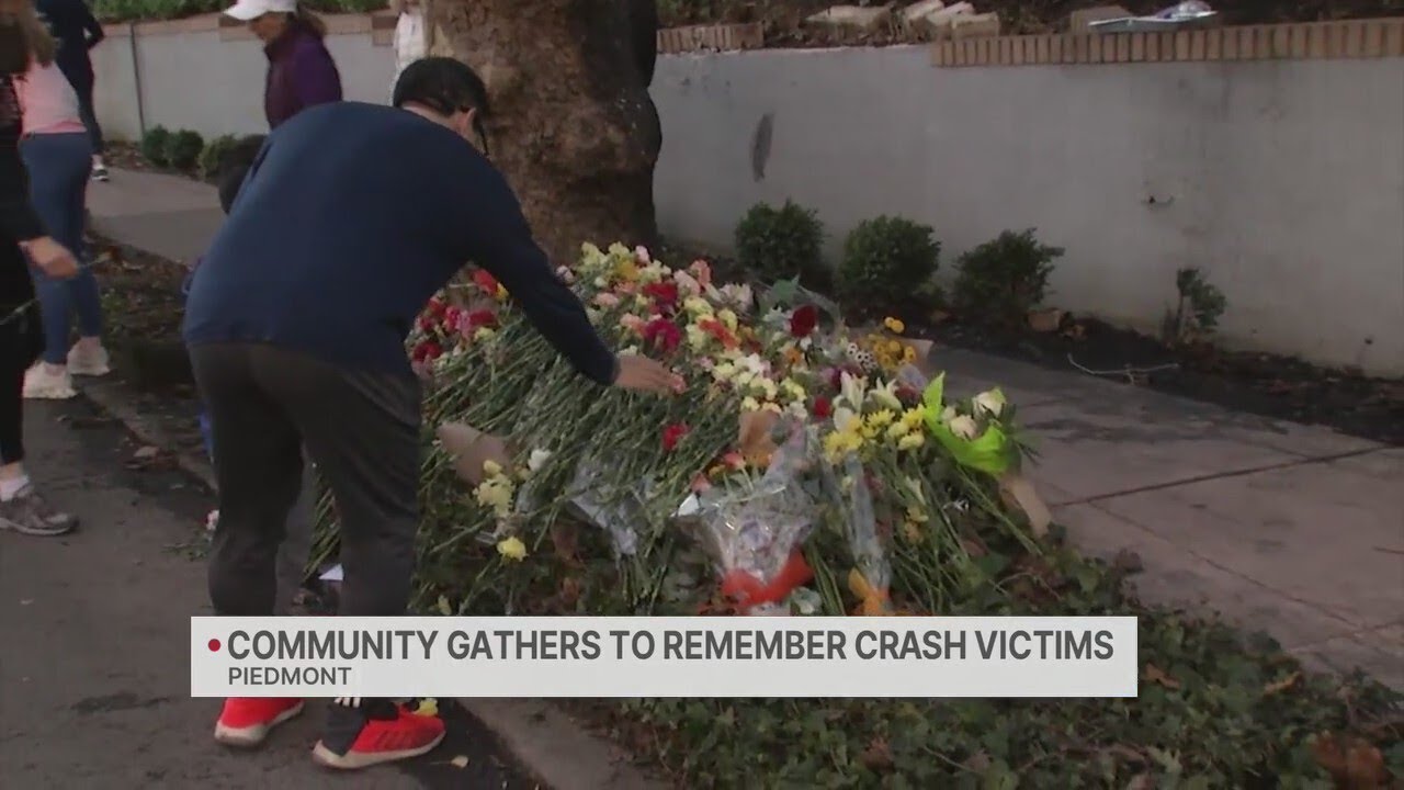 Piedmont community gathers to remember crash victims