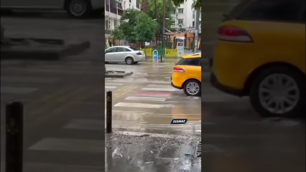 🚨 Adana Sel Felaketi: Seyhan Sular Altında! 🌊🚗