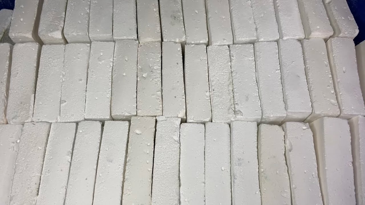 #NoCrushLeftBehind: White Bricks || Reformed Gym Chalk || Oddly Satisfying || Sleep Aid || ASMR