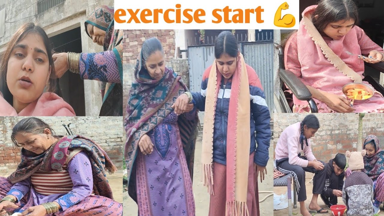 Ajj kiti exercise start 💪 ho gyi khud khadi 😊 motivational video