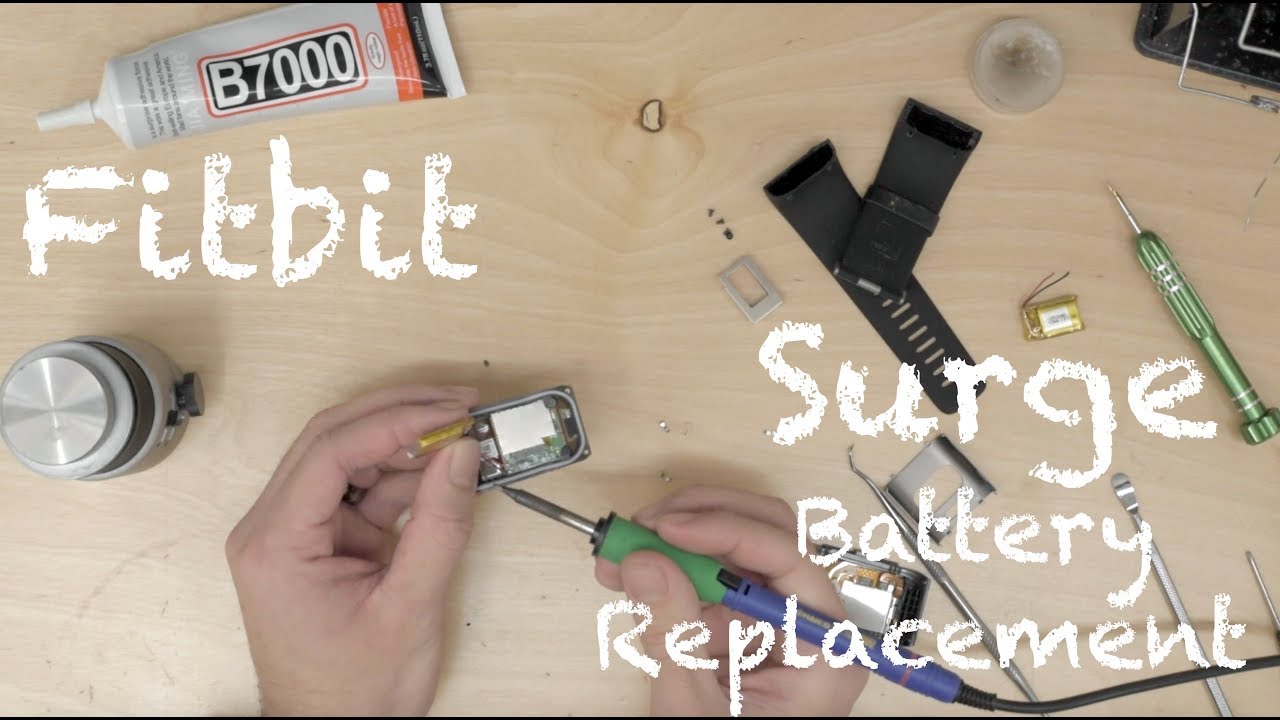 How to Replace Fitbit Surge Battery Replacement Swap Tutorial JoesGE