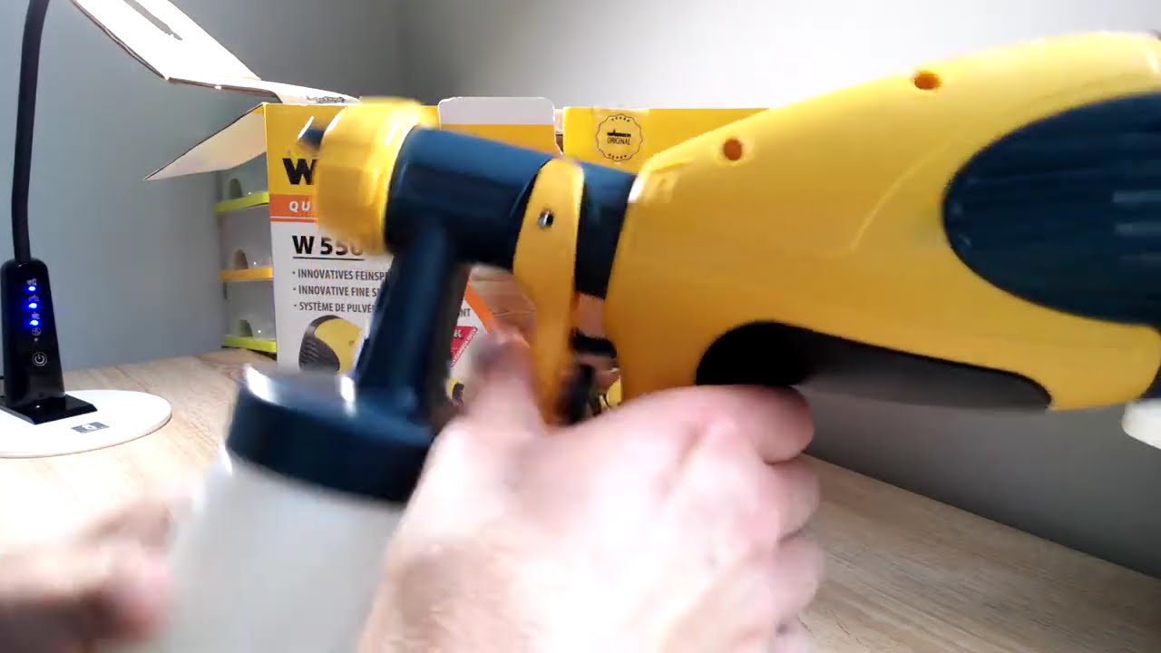 Unboxing WAGNER W550 spray gun painter