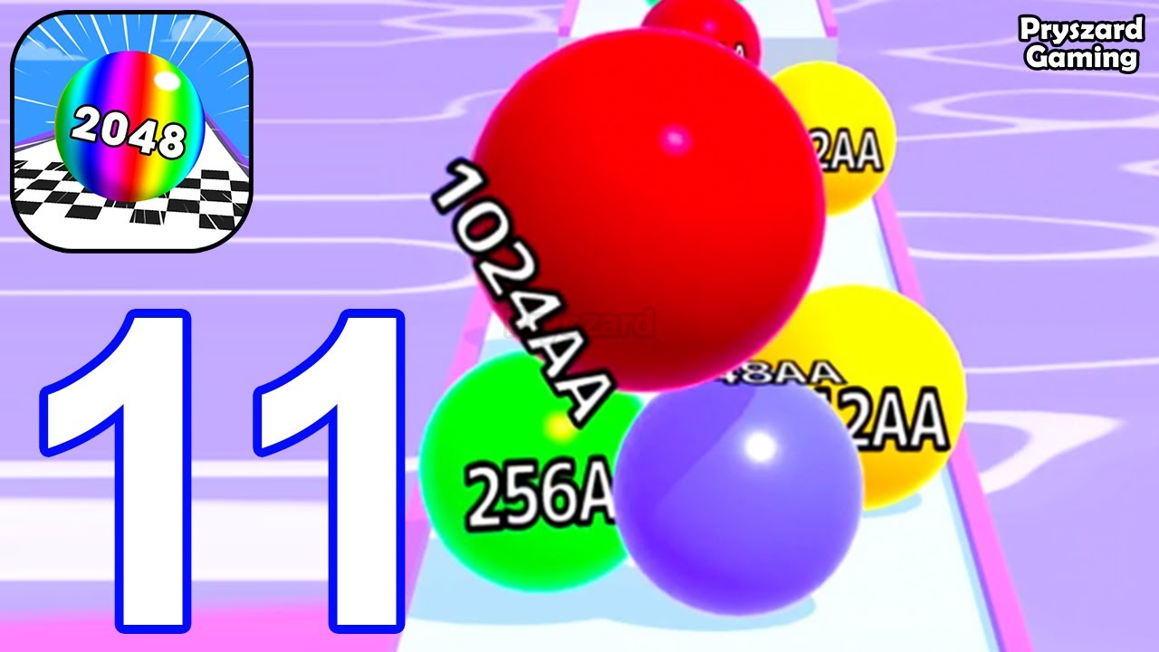 Ball Run 2048 - Gameplay Walkthrough Part 11 Infinity Mode New Update (iOS, Android)