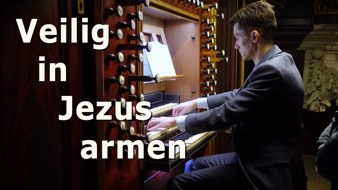 Één register per klavier op het Kam orgel in Dordrecht - Veilig in Jezus armen #orgel
