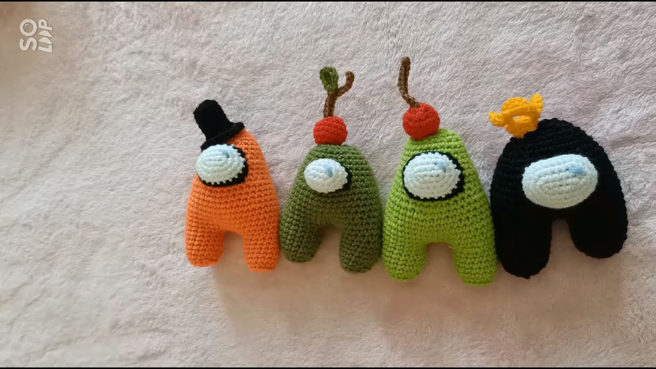 @happylencrochet How to crochet Among us. Hướng dẫn móc Among us #Amongus #amigurumi #crochet