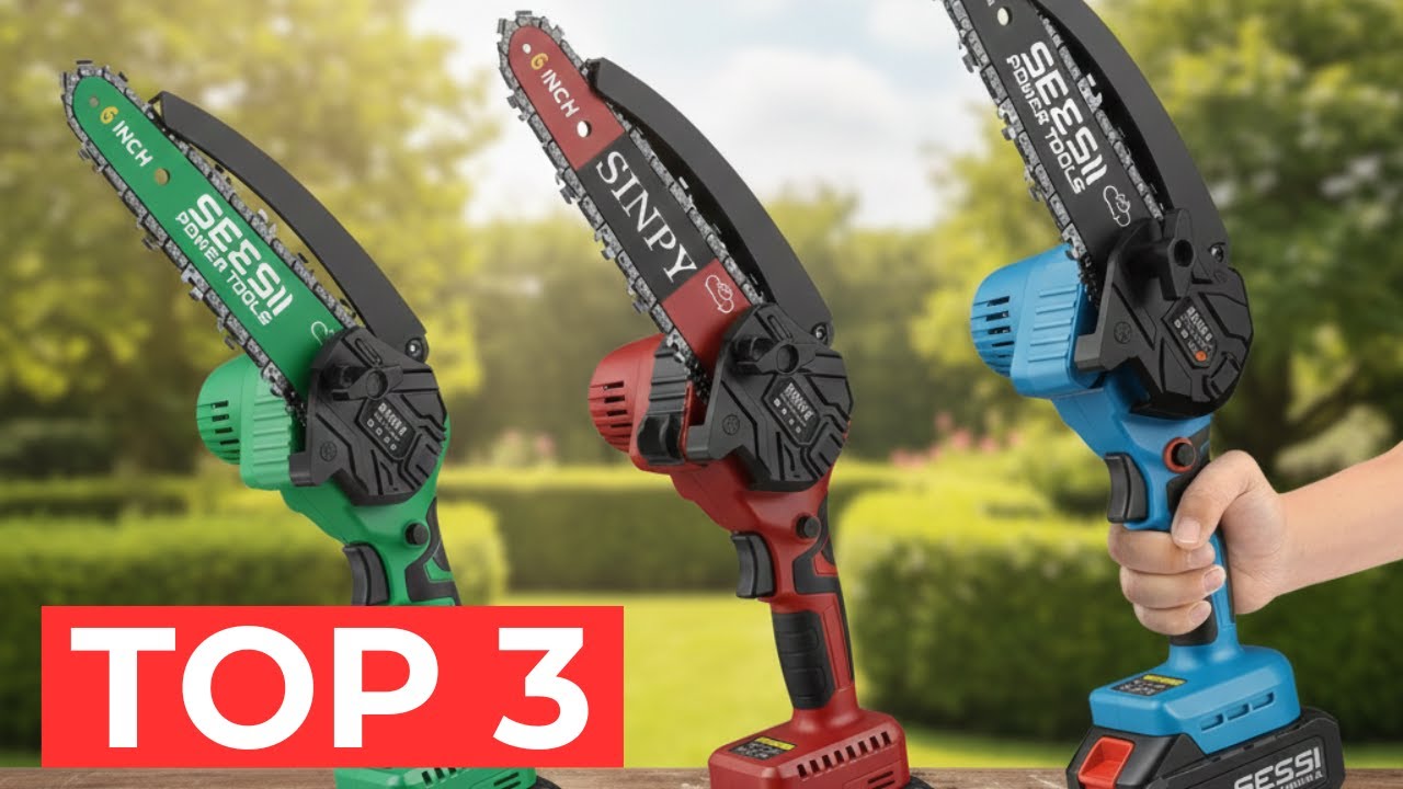TOP 3 Mini Tronçonneuse à Batterie 2026
