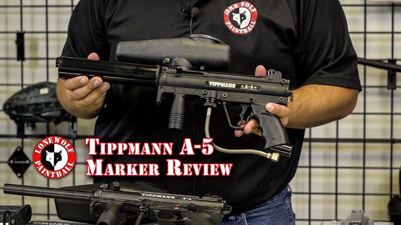 Tippmann A-5 Review and Upgrades Paintball Marker Lone Wolf Paintball Michigan