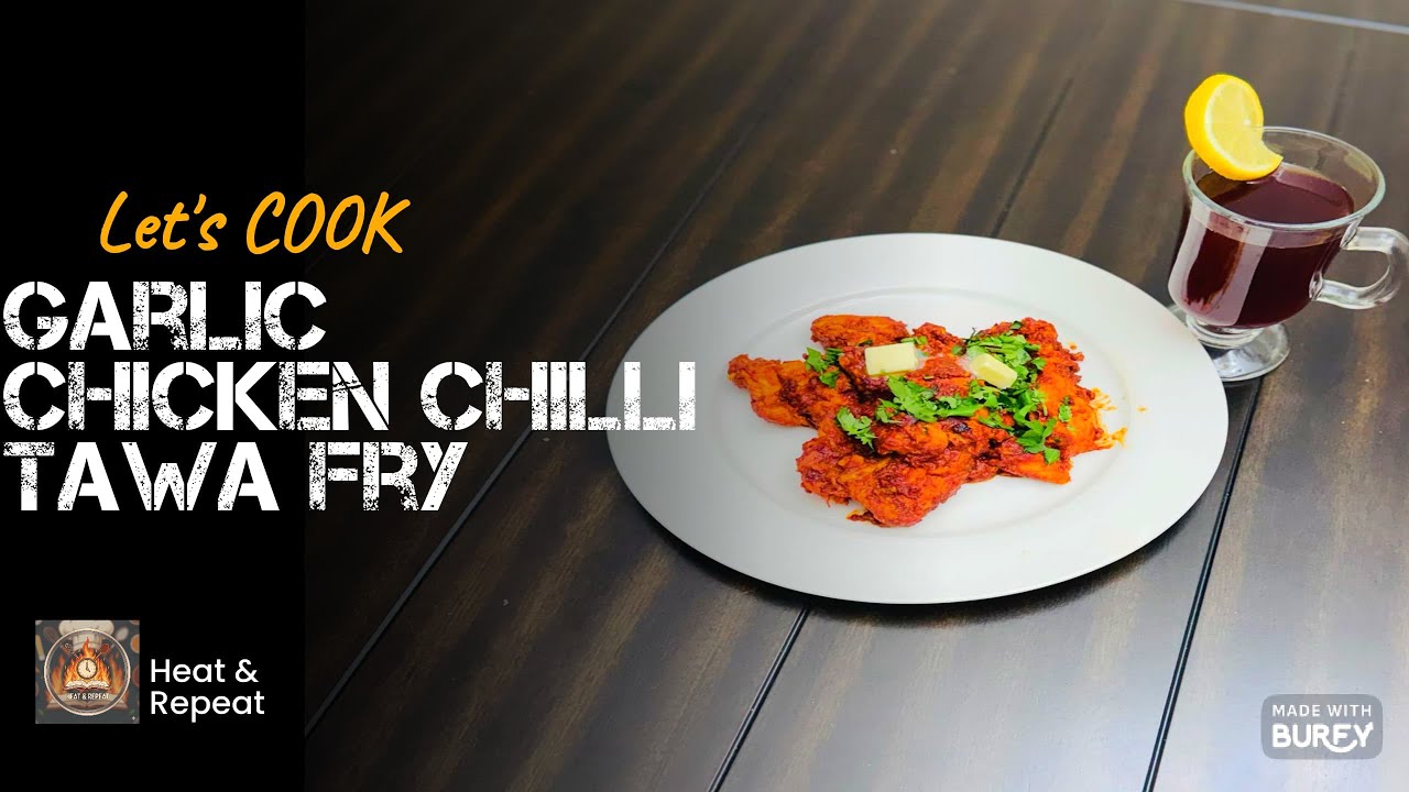 Garlic Chicken Chilli ( Recipe dropped in comments and in description )