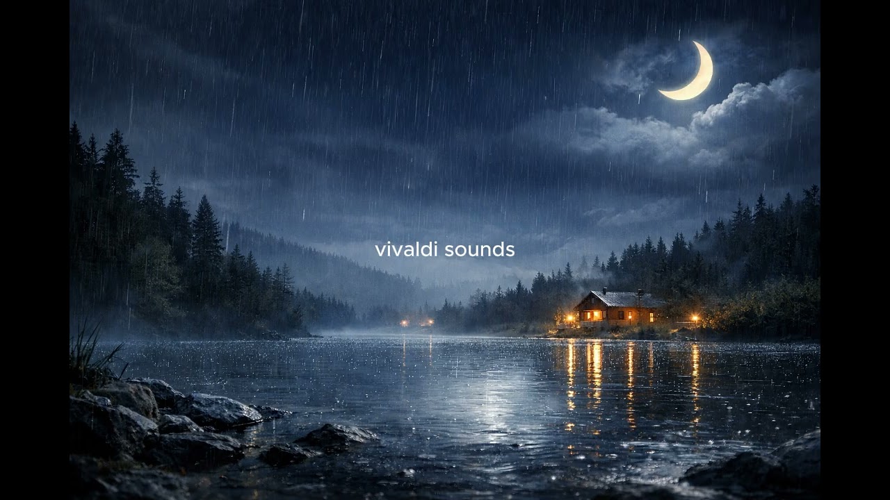 Peaceful Drizzle Rain Sounds | Relaxing Nature White Noise for Deep Sleep & Relaxation