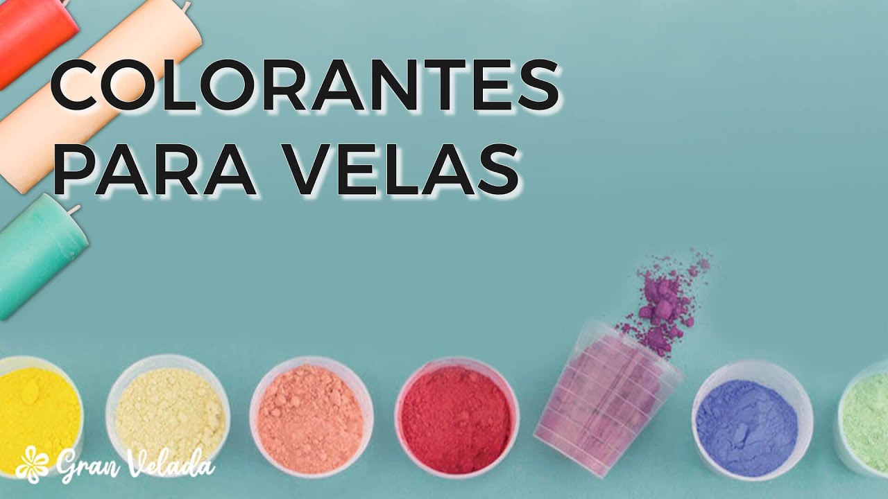 Tipos de colorantes para velas