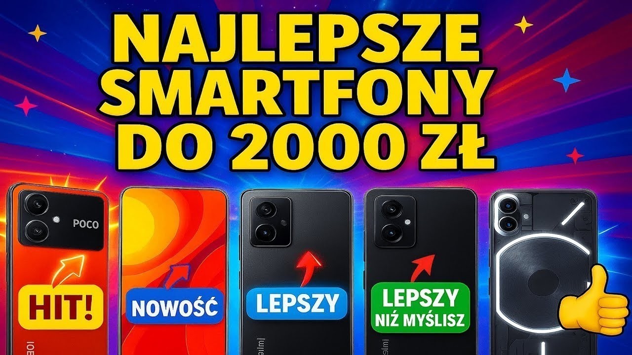 Najbardziej opłacalne telefony do 2000zł 2025 roku
