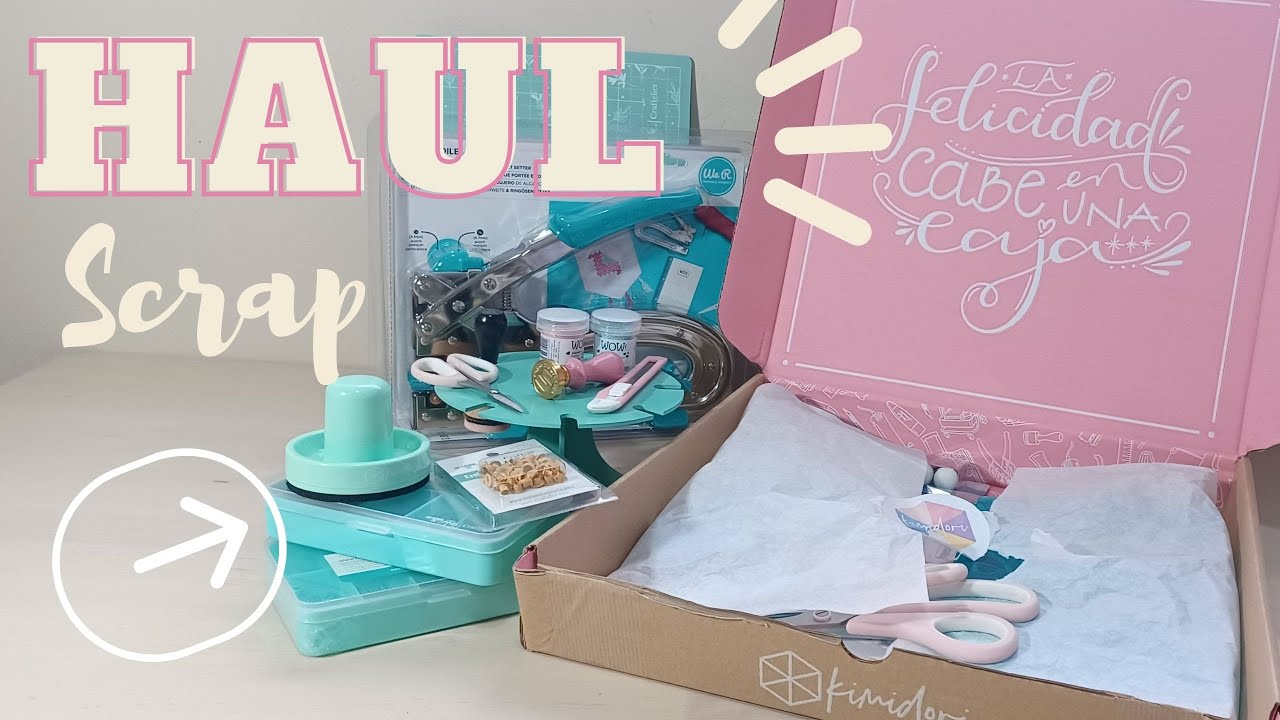 ❤️ HAUL DE COMPRAS SCRAP ❤️ MI TIENDA DE ARTE-KIMIDORI-TEDI-ALIEXPRESS-