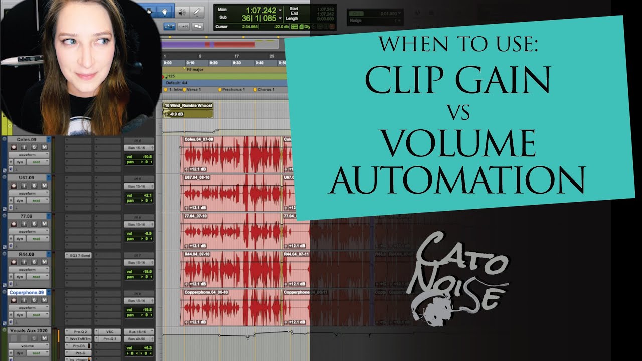 Pro Tools Basics: WHEN to Use Clip Gain vs Volume Automation