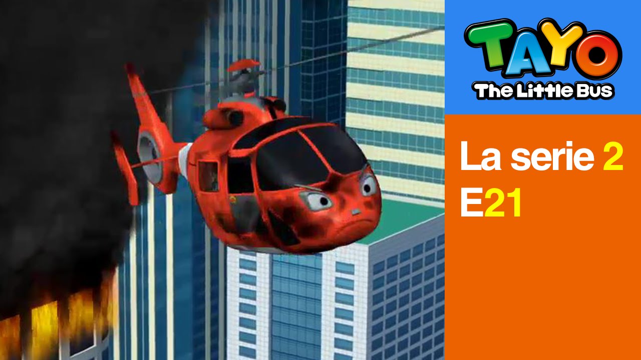 [Tayo Español la Serie 2] #21 Air, el helicóptero valiente