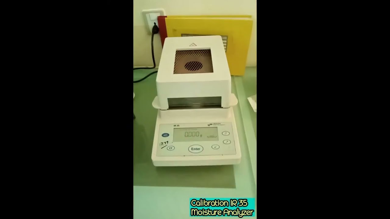 Calibration of IR Moisture analyzer IR-35