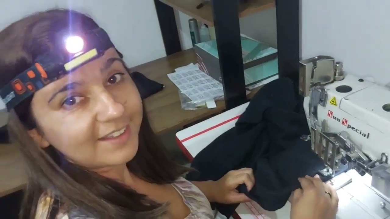 Dica para fazer barra na galoneira sem deixar sobra de tecido.