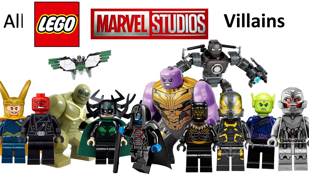 All LEGO MCU Villain Minifigures Ever Made (2012 - 2021)