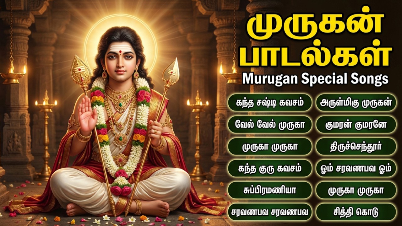Tuesday Special Murugan Tamil Bhakti Songs | Skanda Shasti 🙏 | Powerful Murugan Bhakti Padalgal