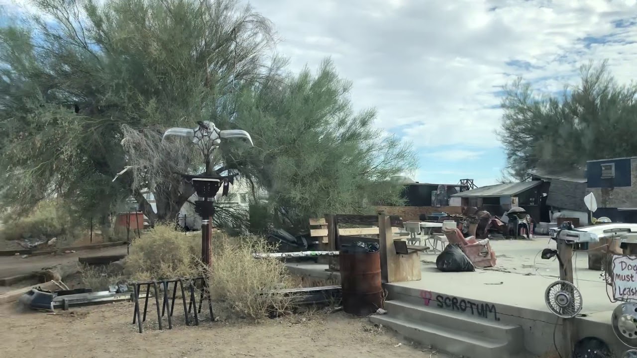 Rattling into Slab City