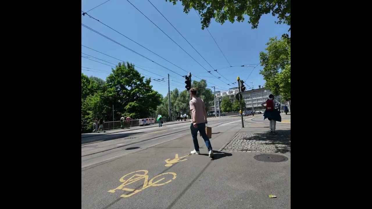 Summer Day in Zurich 17 June 2025.
