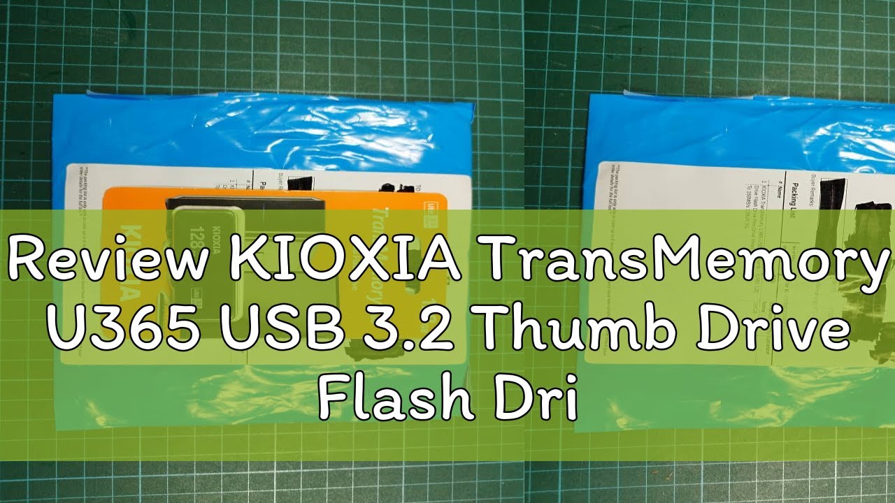 Review KIOXIA TransMemory U365 USB 3.2 Thumb Drive Flash Drive Pen Drive Read Speed Up To 150MB/s 1