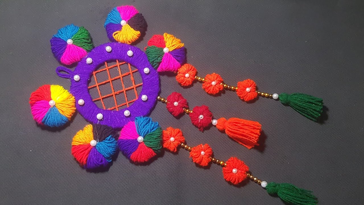 WOOLLEN HANGING WALL CRAFT IDEAS 😯😱😍|WOOLLEN WALL Hanging