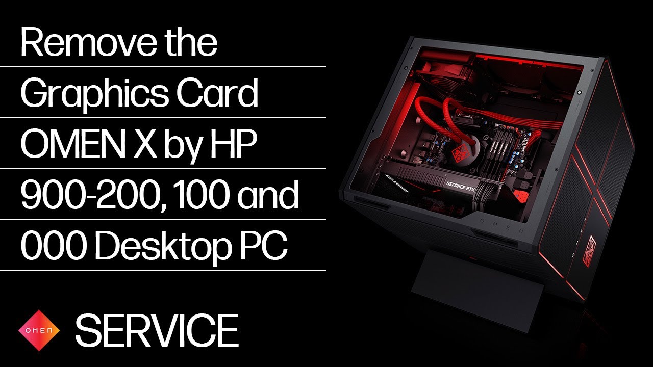 Remove the Graphics Card | OMEN X by HP 900-200, 100 and 000 Desktop PC | HP