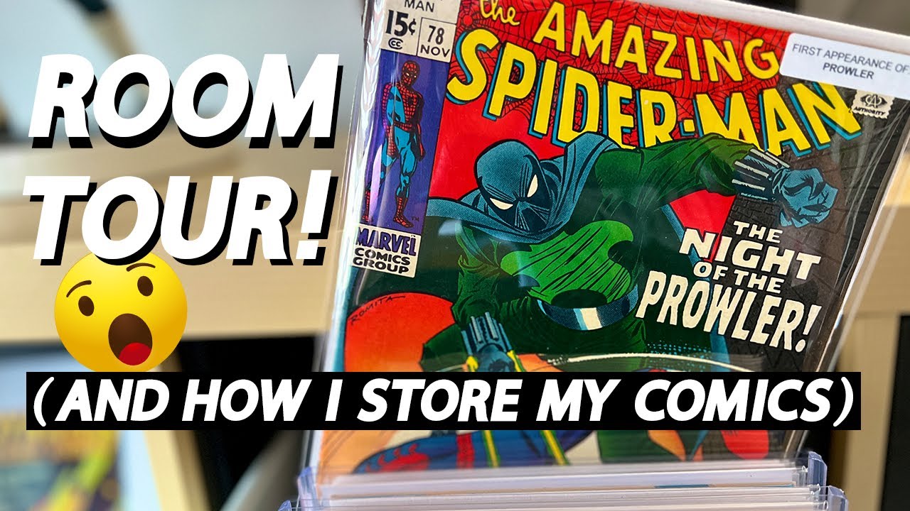 My FIRST Video! Comic and Toy ROOM TOUR!