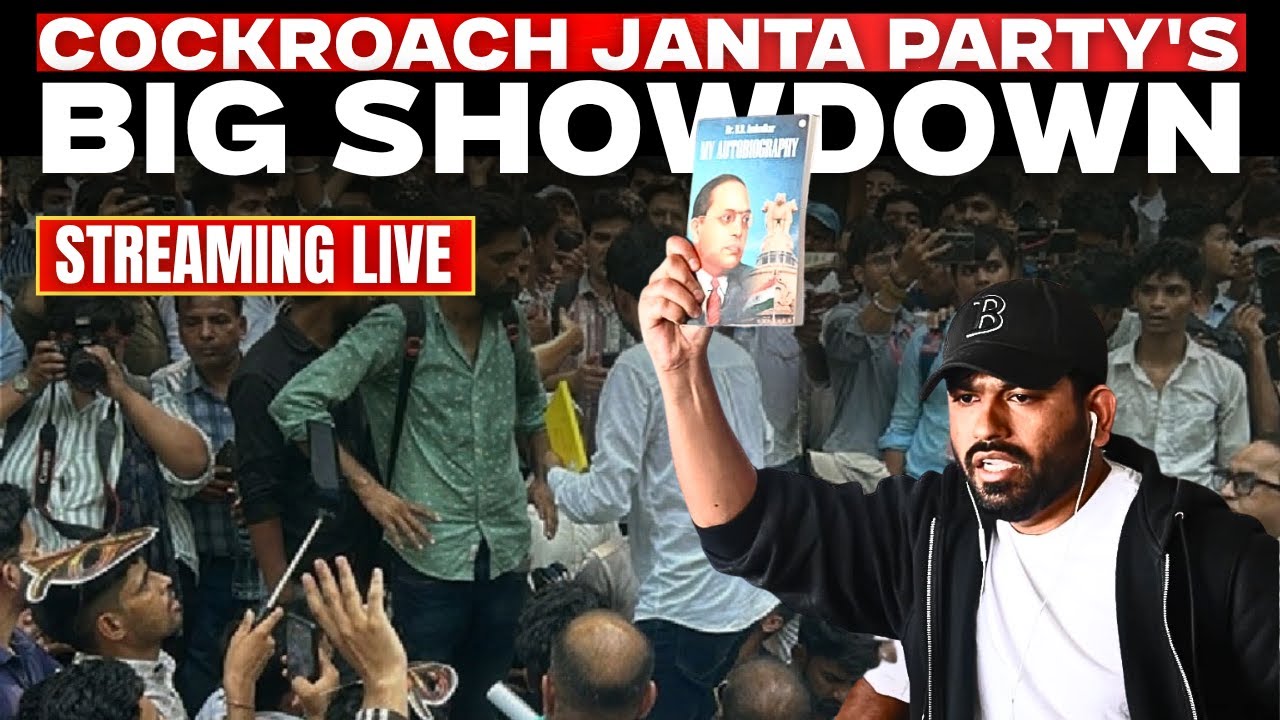 CJP Protests LIVE: Cockroach Janta Party's 1st Protest | Protest At Jantar Mantar | Abhijeet Dipke