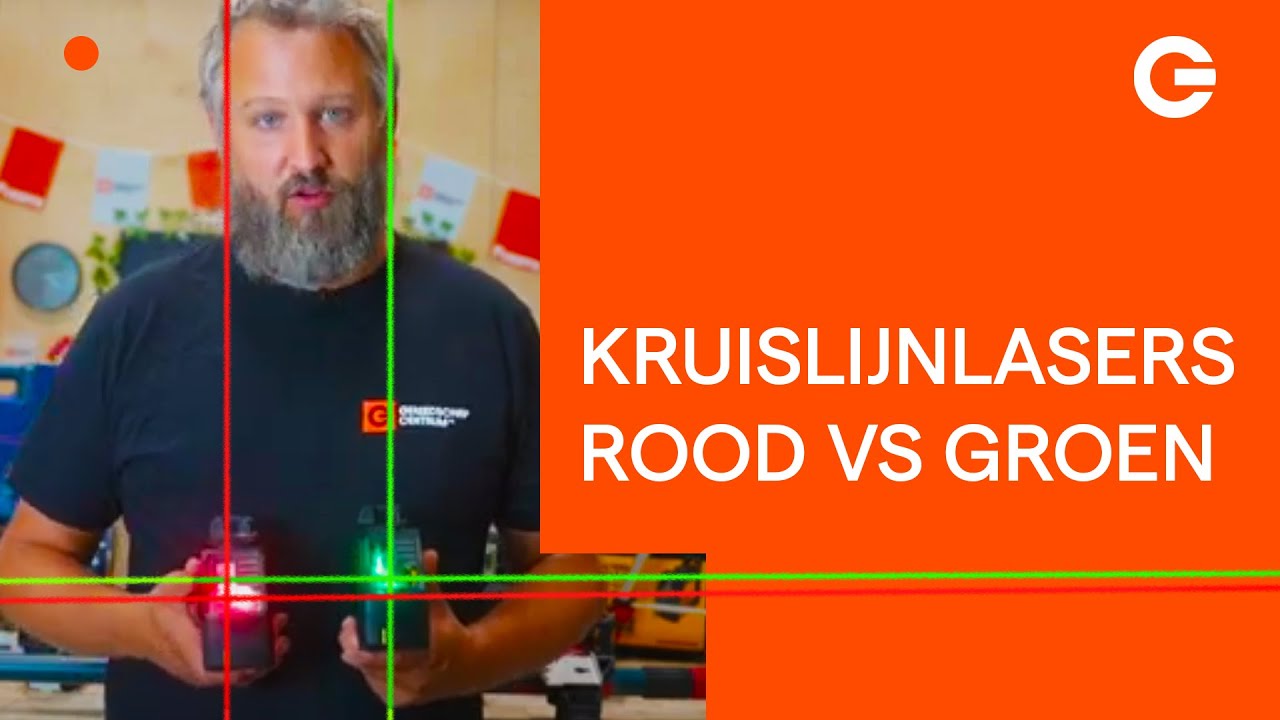 Rode Kruislijnlasers VS Groene Kruislijnlasers | Gereedschapcentrum