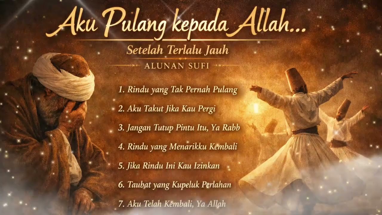 ALUNAN SUFI 🔥 Aku Pulang kepada Allah… Setelah Terlalu Jauh