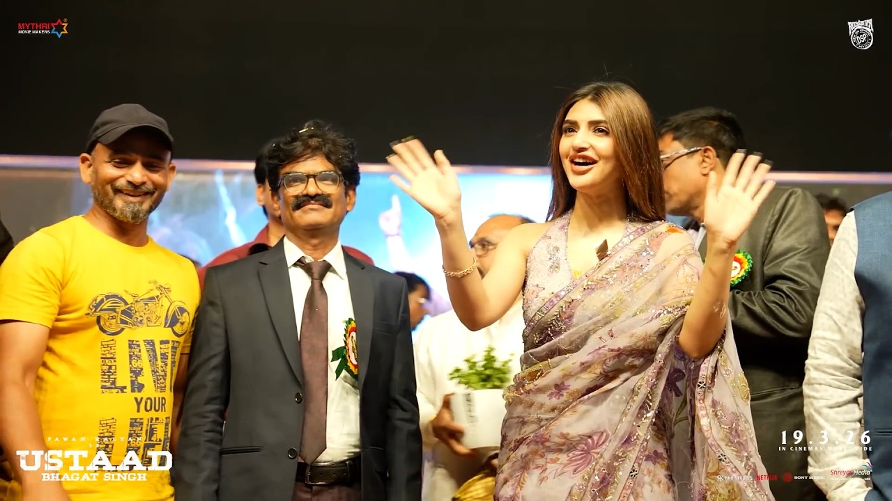 Ustaad Bhagat Singh Promotions | Sreeleela @ Gurunanak University | Pawan Kalyan  | Harish Shankar