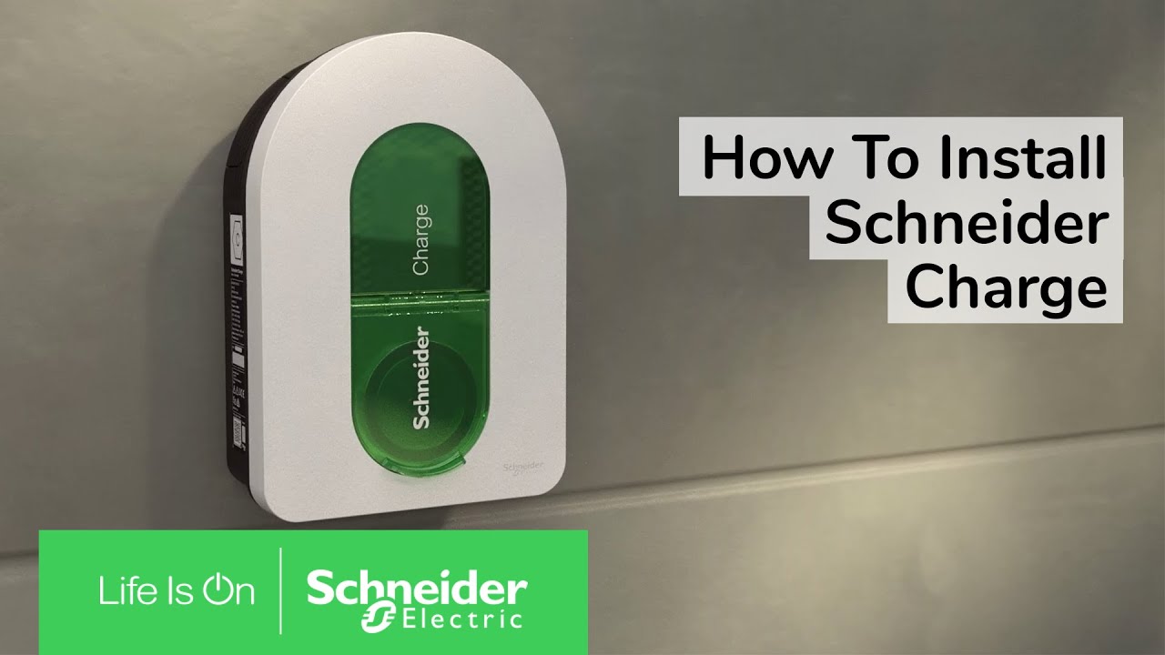 Schneider Charge - How to install an EV charging station for single family home | Schneider Electric