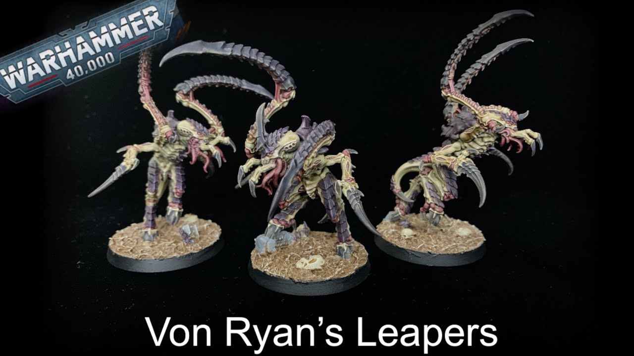 Tyranid Von Ryan’s Leapers how to paint the stealthy leviathan mini lichtor nids fast