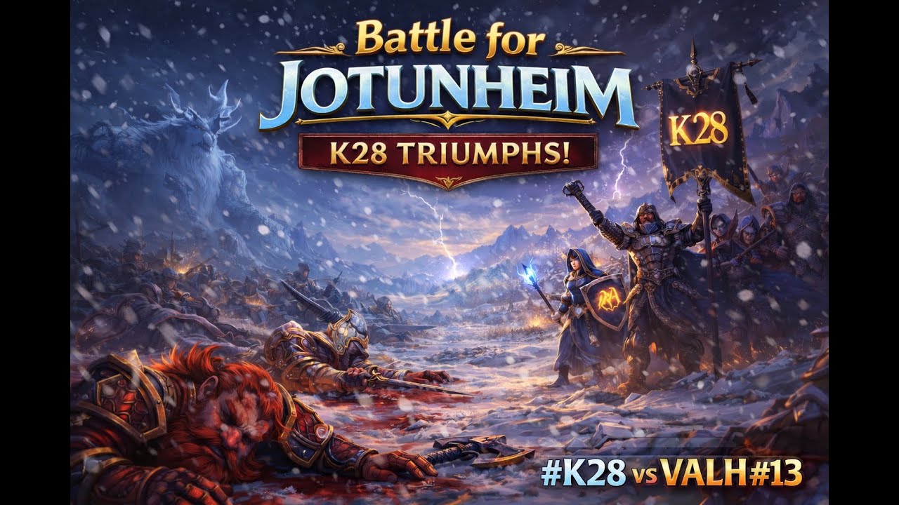 Battle for Jotunheim VALH 13 vs K28. WE LOST!
