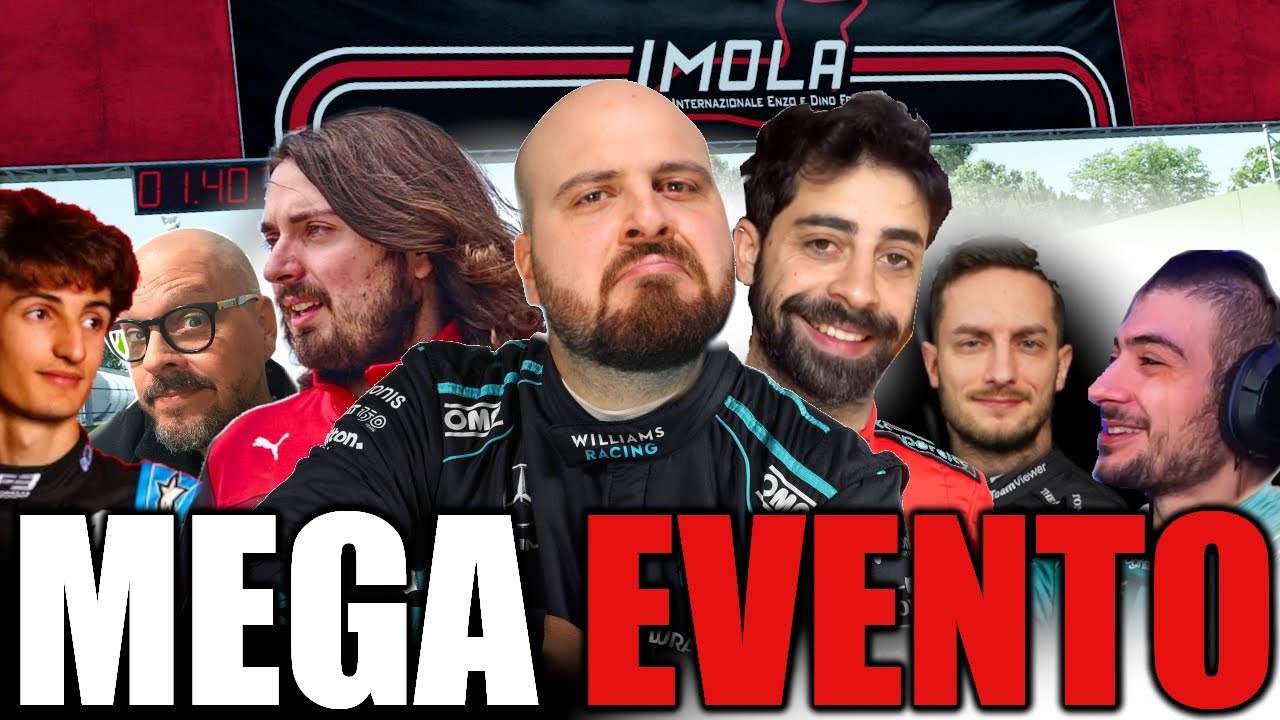 EVENTO F1 IMOLA - Gara Youtuber, Streamer, Piloti, Giornalisti