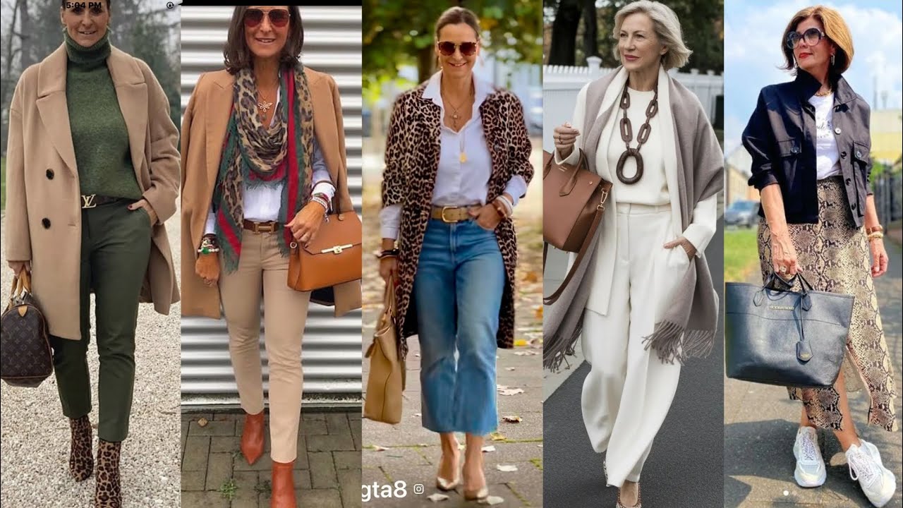 Natural Older Women OVER 50  | NewTrends Fashion For Women |winter/winter ☃️ ❄️ FallFashion 2026