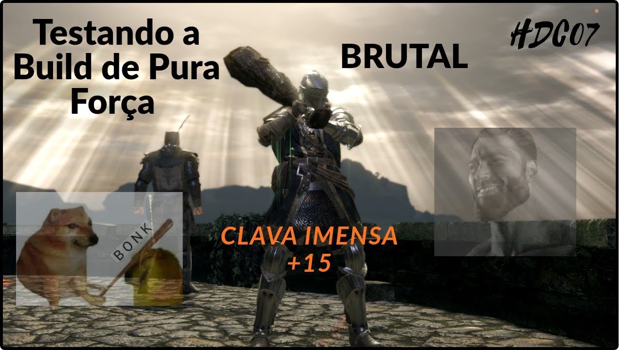 Dark souls Remastered - Testando a Build de Pura Força 