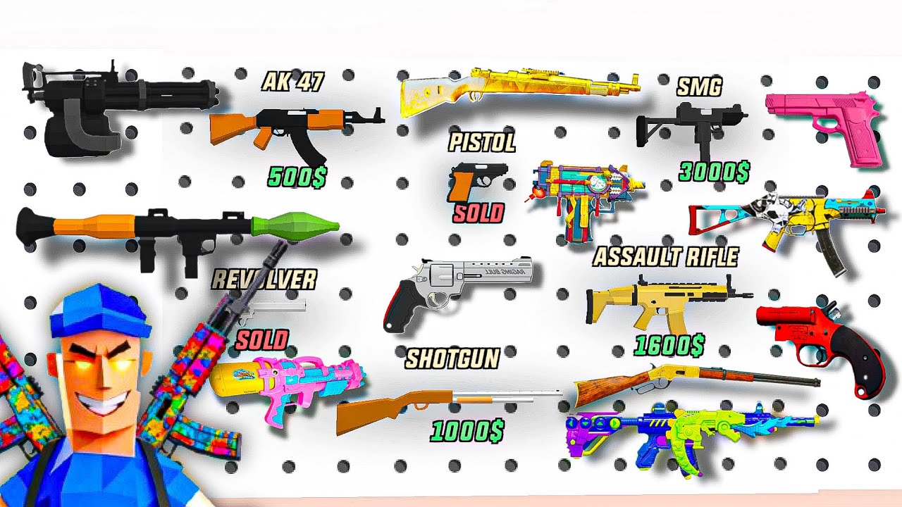 How To Get All FREE Weapons in Dude Theft Wars 😍 (No Money Trick!)