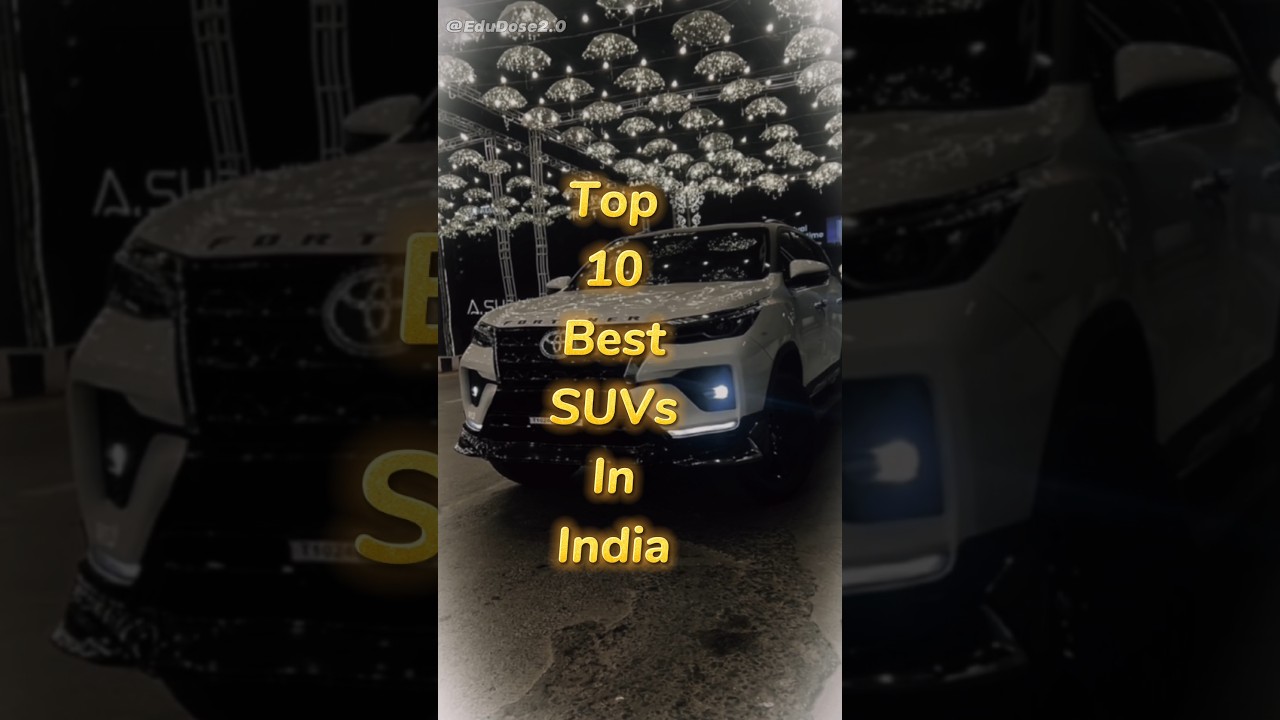 Top 10 Best SUVs In India 😎