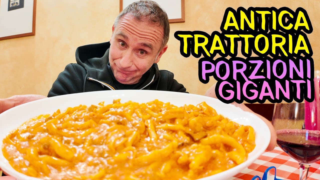 QUESTA TRATTORIA HA DELLE PORZIONI GIGANTI! 😳