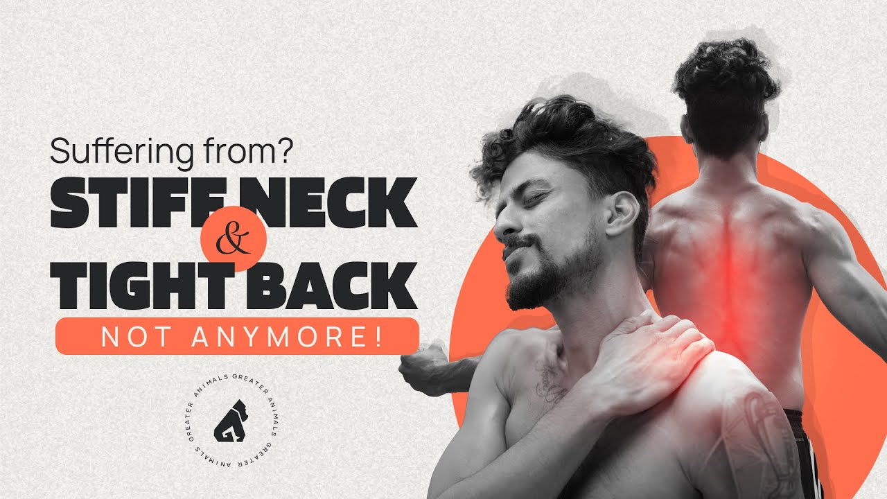 Stiff Neck & Tight Back Relief Exercises | Neck Pain Relief Exercises | Upper Back Pain Exercises