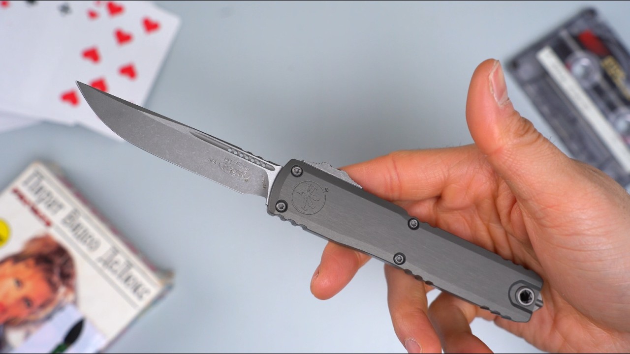 Нож Microtech Ultratech Gen III ZBP S/E apocalyptic сталь M390MK рукоять Natural Clear Aluminum