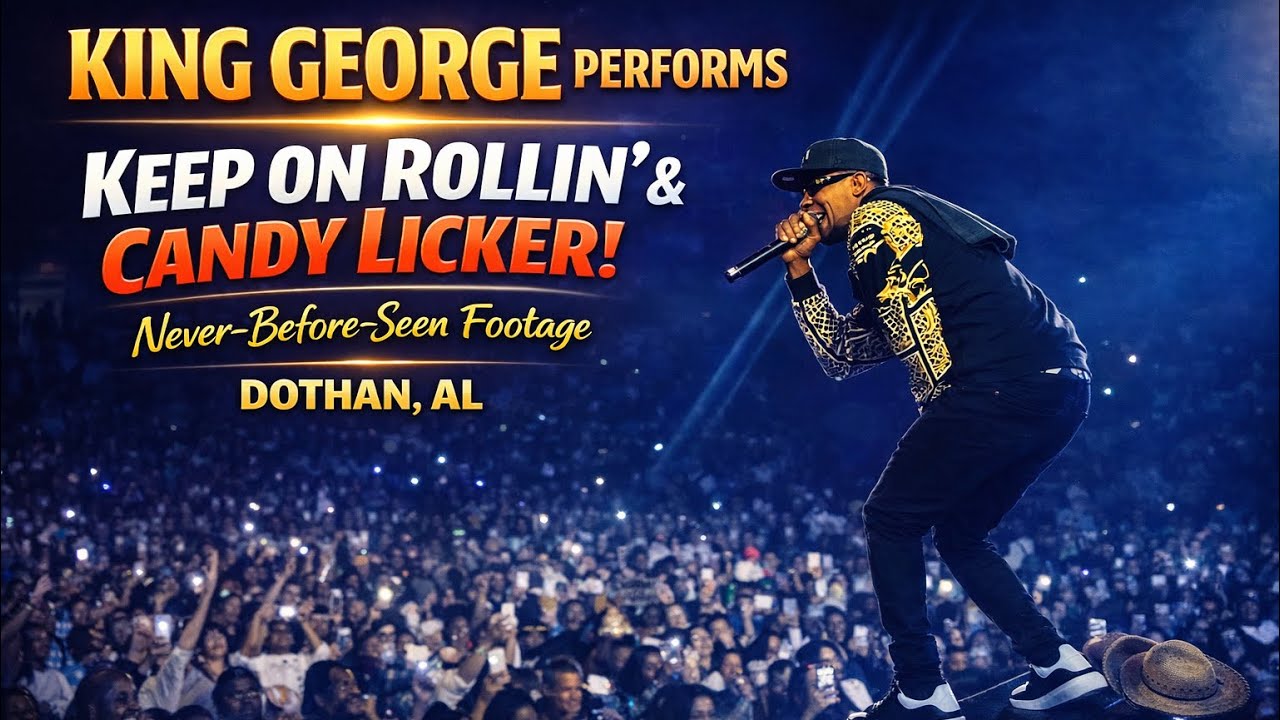KING GEORGE PERFORMS KEEP ON ROLLIN’ & CANDY LICKER!🔥 Never-Before-Seen Footage | Dothan, AL 20,000+