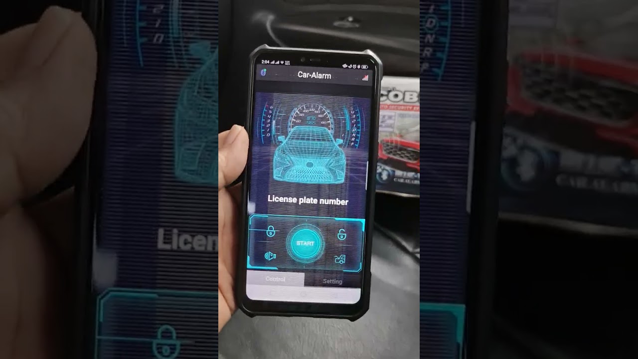 Hyundai Tucson Alarm Installation Cobra Bluetooth Car Alarm Controlled by Remote Alarm & CP via
