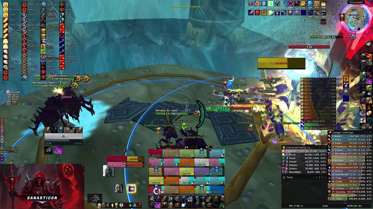 M I S T B O R N - ICC 25 HC - RS 25 HC - TOGC 25 - Disco Priest - 0% Buff - Warmane - Lordaeron