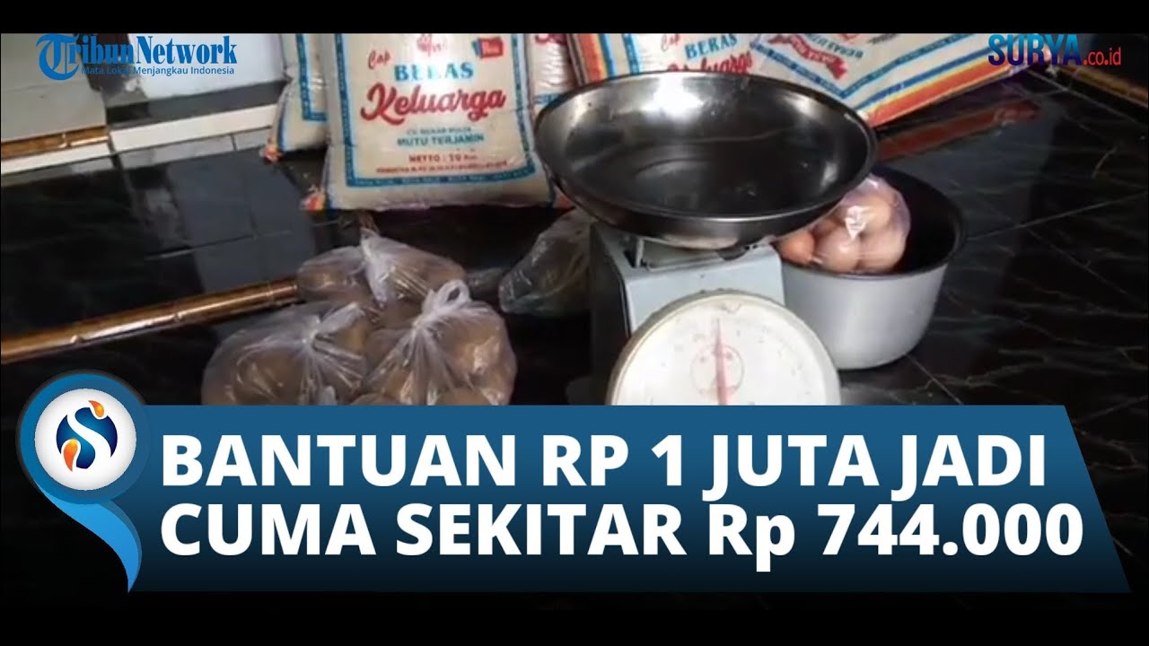 BANTUAN RP 1 JUTA JADI CUMA SEKITAR Rp 744.000, INI BUKTINYA DI TULUNGAGUNG