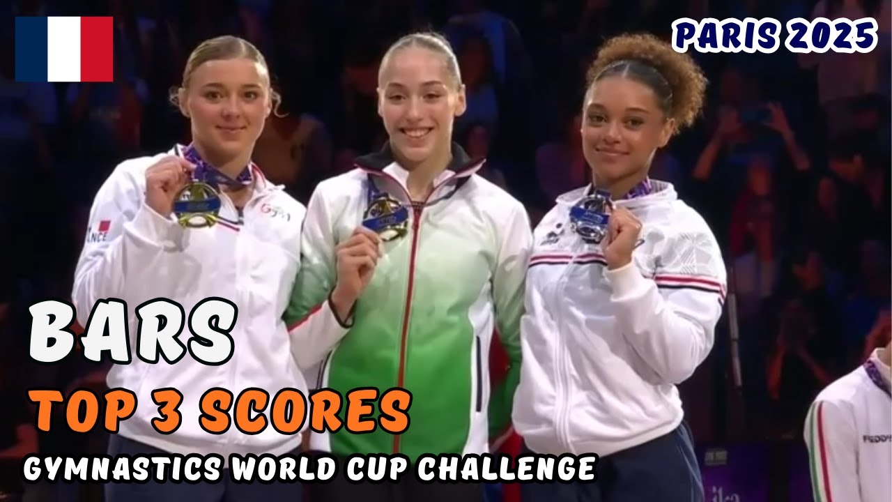 2025 World Cup Challenge | Women's BARS Finals - Top 3 Scores (🇫🇷 Paris)