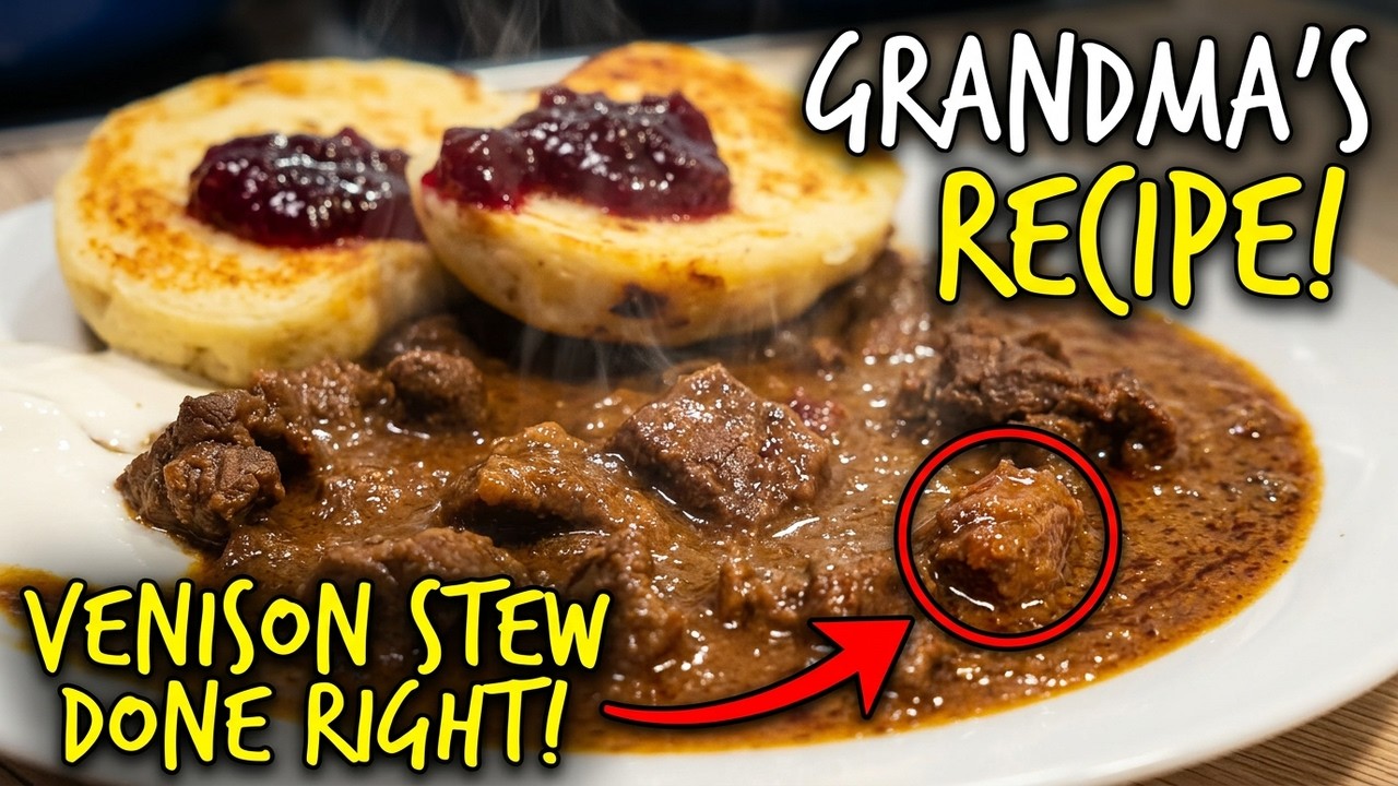 Grandma&rsquo;s Traditional Venison Stew Recipe | Comfort Food For Cozy Evenings