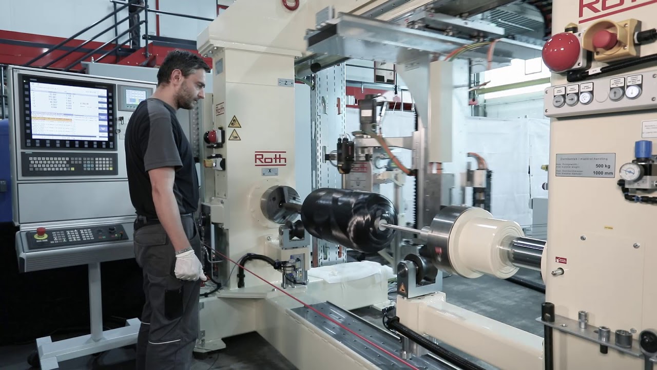 Roth Composite Machinery - High Speed Towpreg Winding
